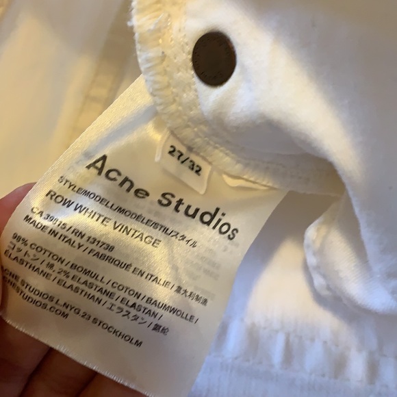 Acne Studio straight ankle length jeans - Picture 4 of 4